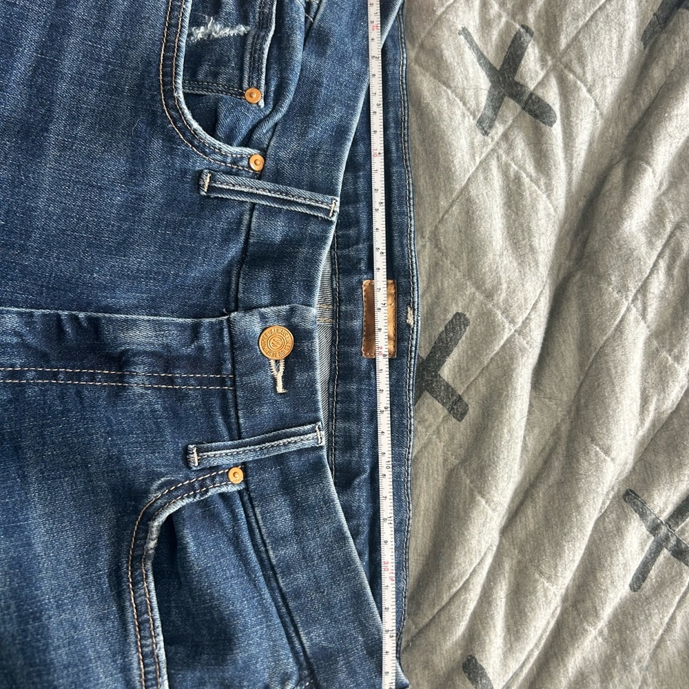 MOTHER The Looker High Waisted Blue Denim Jeans